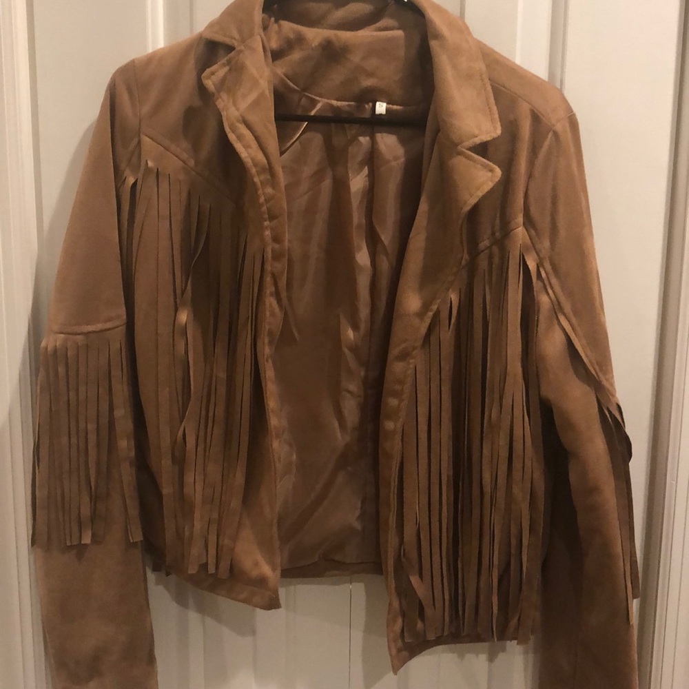 Suede jacket size small